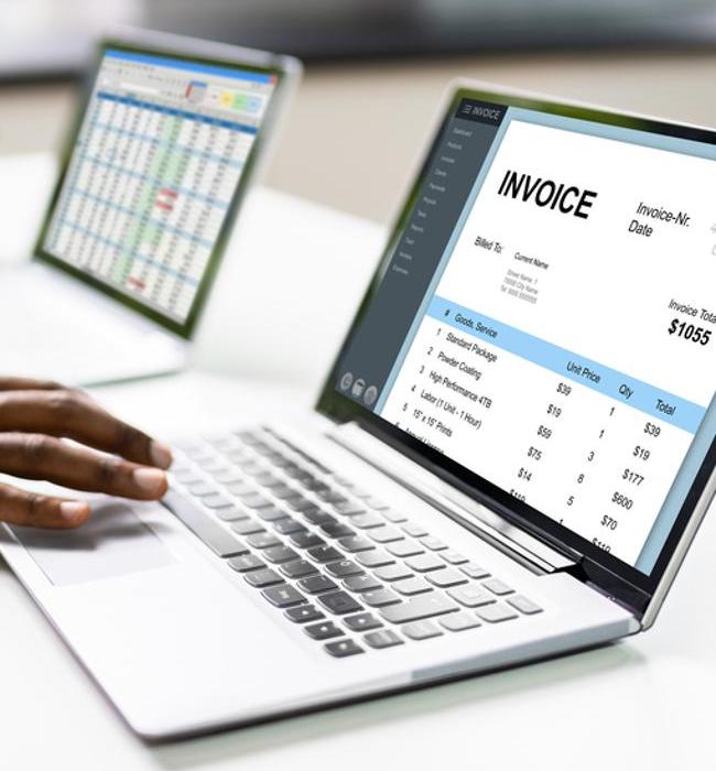 Billing specialist accessing payer portals